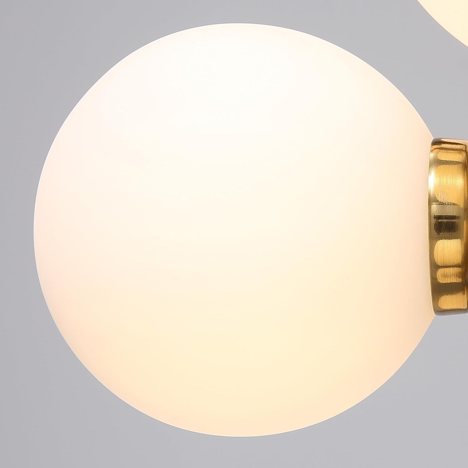7PMBEANE Modern 16-Light Gold Glass Globe Chandelier
